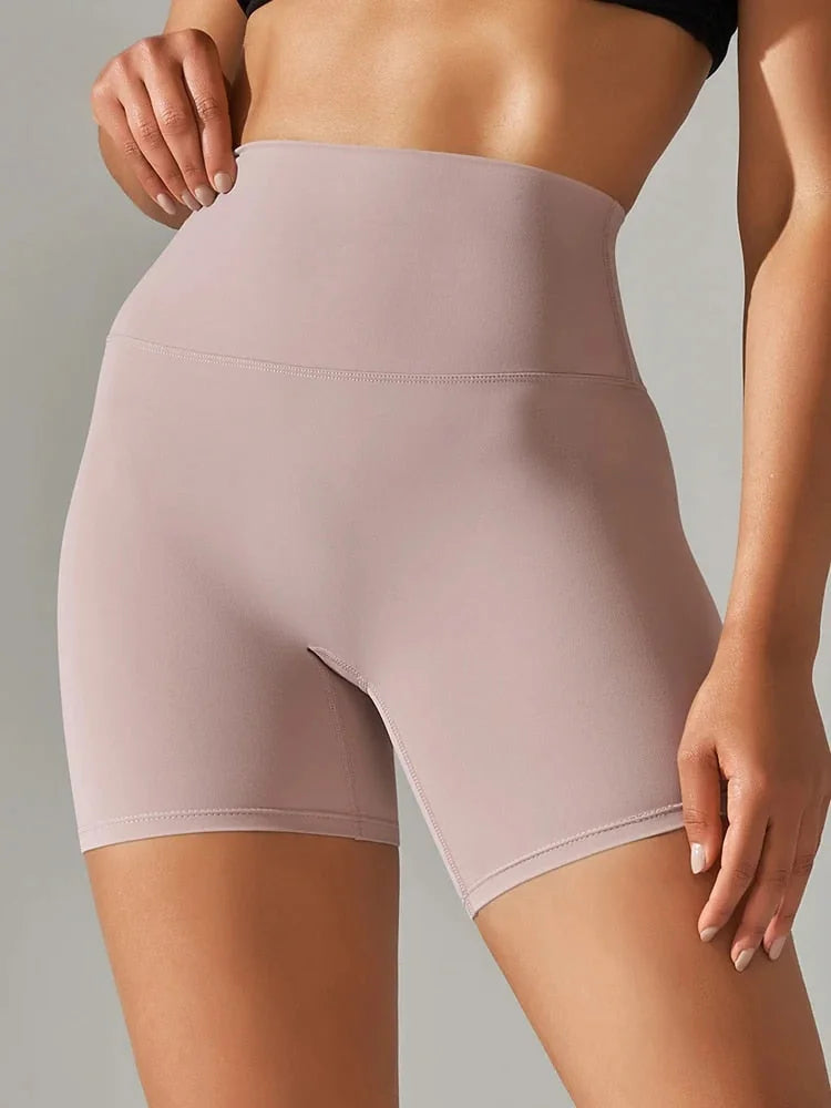 Short de Yoga Taille Haute Extensible et Respirant